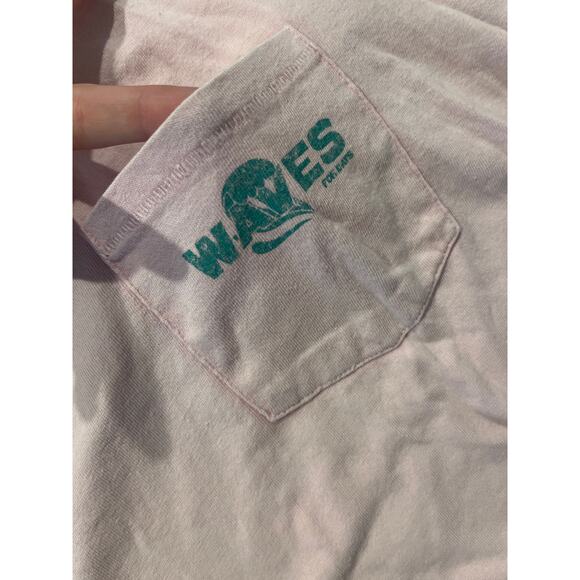 Billabong Women Pale PinkGone Coastal Crop Top T-Shirt MEDIUM SOLD OUT msrp $39 - Picture 4 of 9